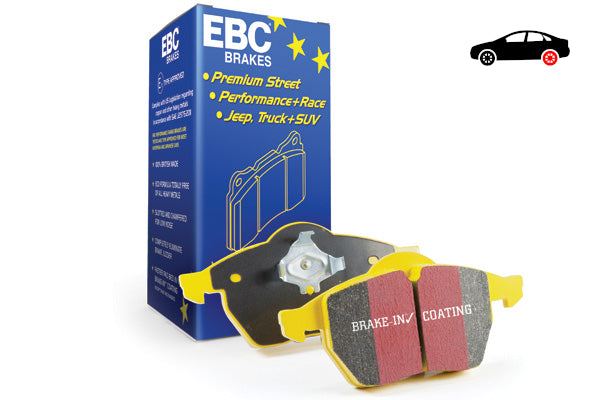 EBC Zestaw klocków hamulcowych YELLOWSTUFF tył Ford