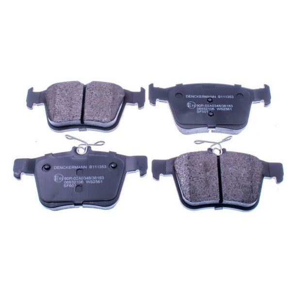EBG Brake pads rear 3Q0 698 451 Audi Seat Škoda 3Q0698451F 3Q0698451B