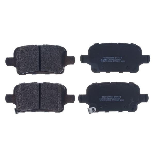 EBG Klocki hamulcowe tył ceramiczne Opel 39037199