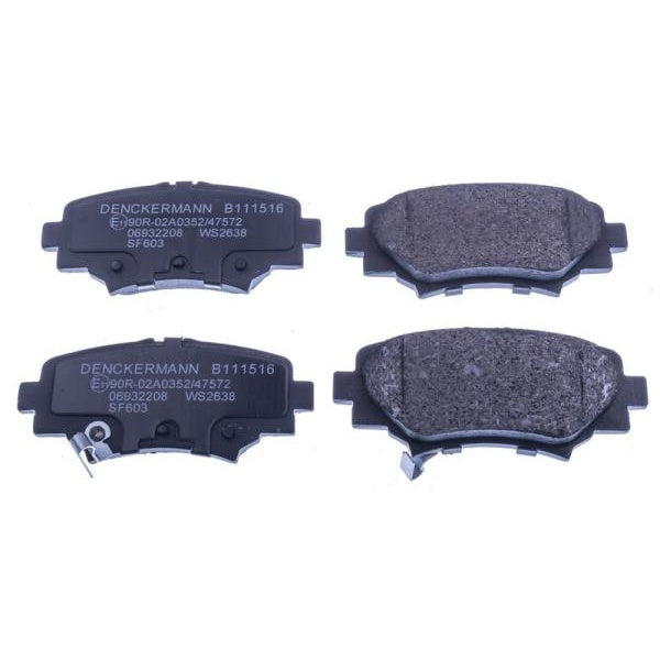 EBG Klocki hamulcowe tył ceramiczne Mazda B4Y02648ZA