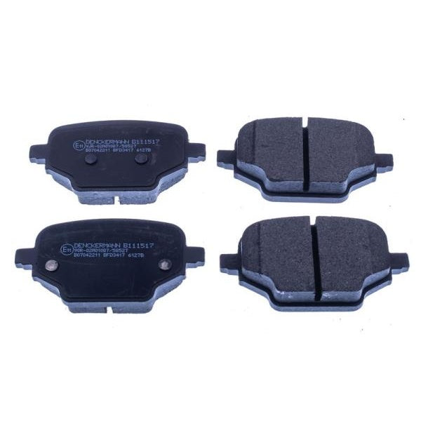 EBC Rear Ceramic Brake Pads Citroën Fiat Opel 1635254980 39166045