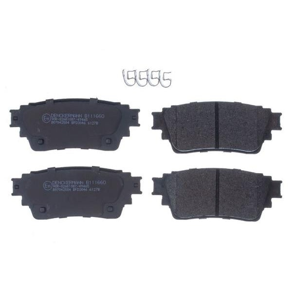 EBC Brake pads rear Mitsubishi 4605B560 4605B562 4605B987 4605B989