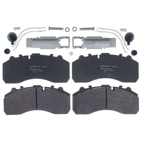 EBG Brake pads front rear Iveco MAN Scania 203121400