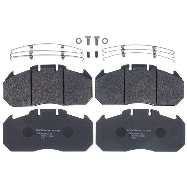 EBG Brake pads front rear MAN Iveco 81508205072