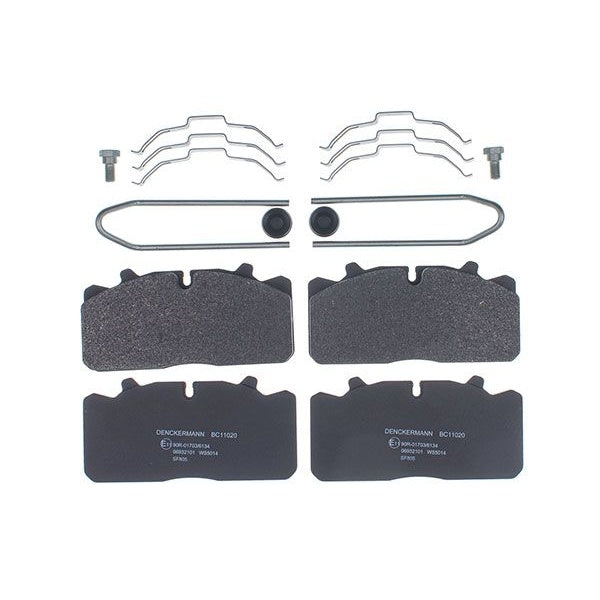 EBG Brake pads front rear DAF MAN Iveco 81508205023