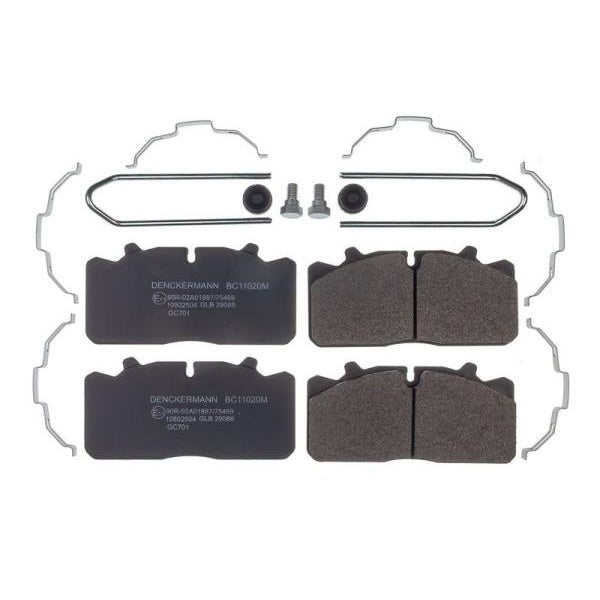 EBG Brake pads front rear DAF MAN Iveco 81508205023
