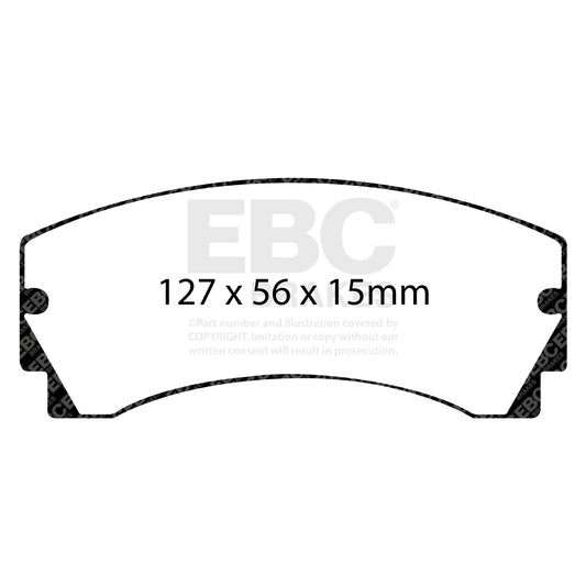 EBC BLUESTUFF NDX Ap Racing Hi-Spec Brake Pad Set