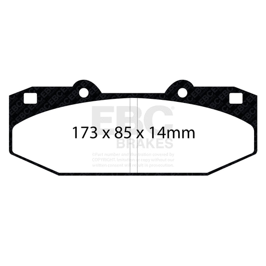 EBC YELLOWSTUFF Stoptech Brake Pad Set