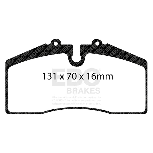 EBC YELLOWSTUFF Brake Pad Set Audi BMW (Alpina)