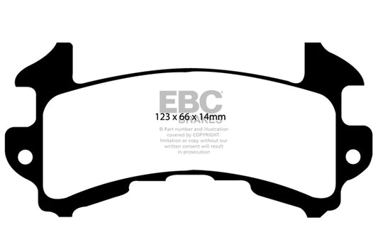 EBC GREENSTUFF Brake Pad Set Chevrolet GMC Isuzu Oldsmobile