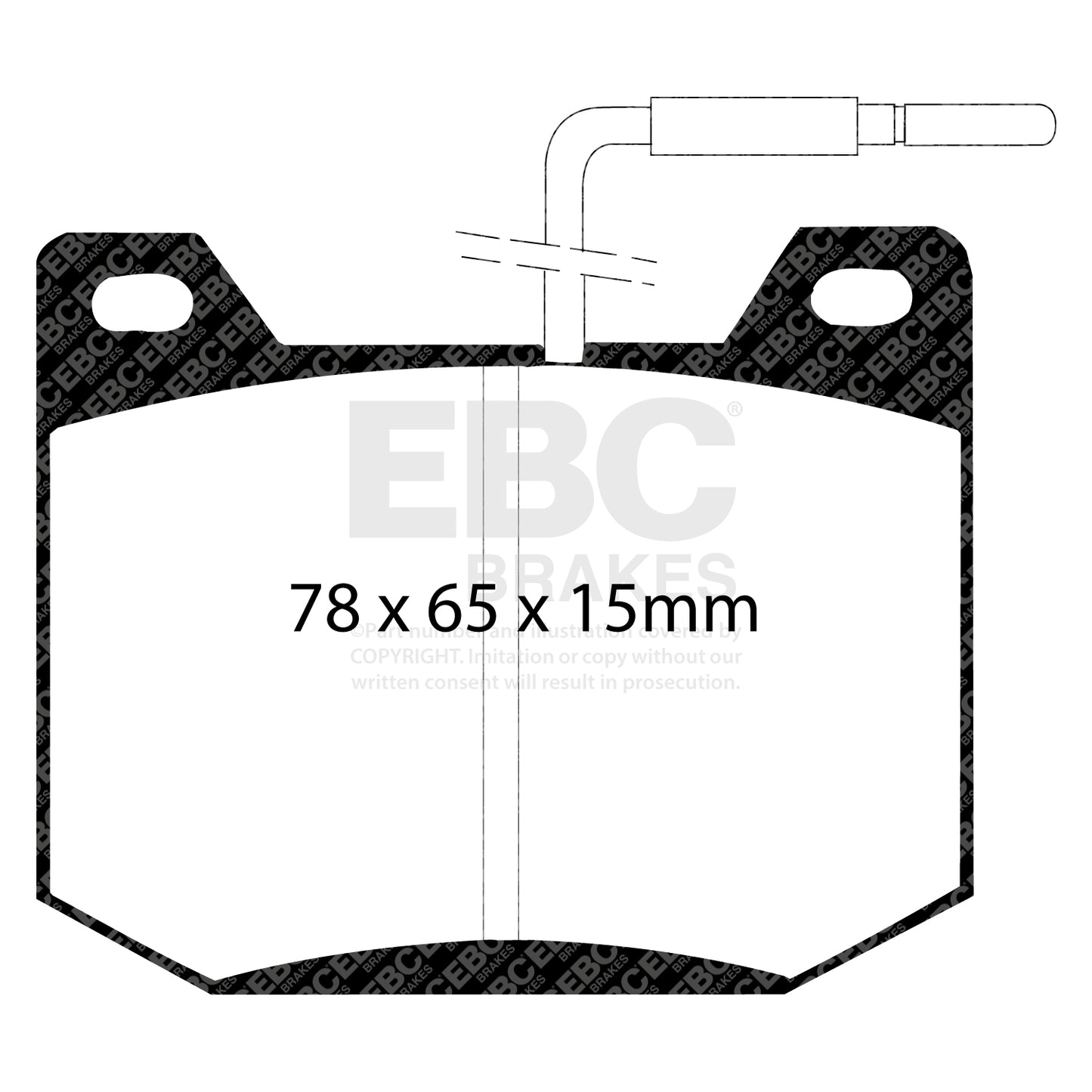 EBC Zestaw klocków hamulcowych ULTIMAX2 przód Chrysler (UK)