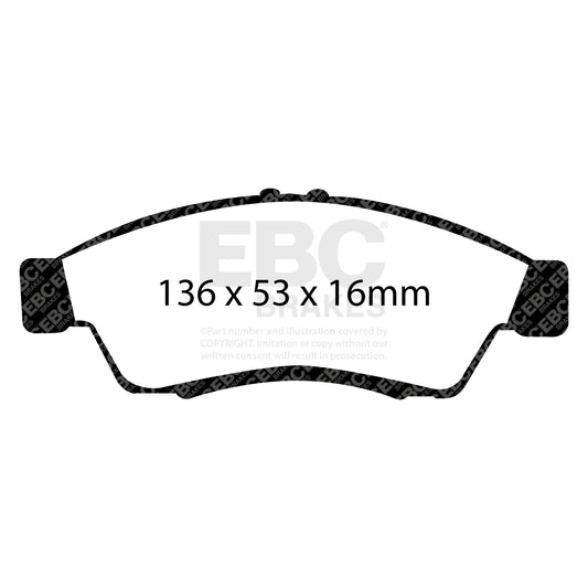 EBC GREENSTUFF Front Brake Pads Set Suzuki