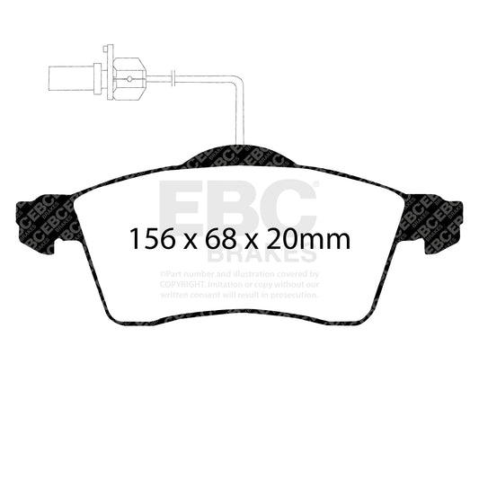 EBC ULTIMAX2 Front Brake Pad Set Volkswagen Commercial