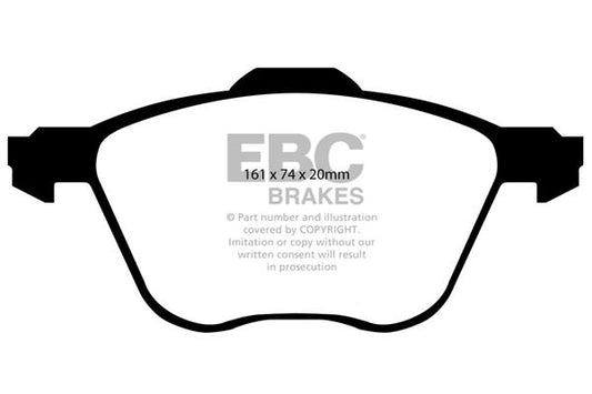EBC GREENSTUFF Brake Pad Set Volkswagen