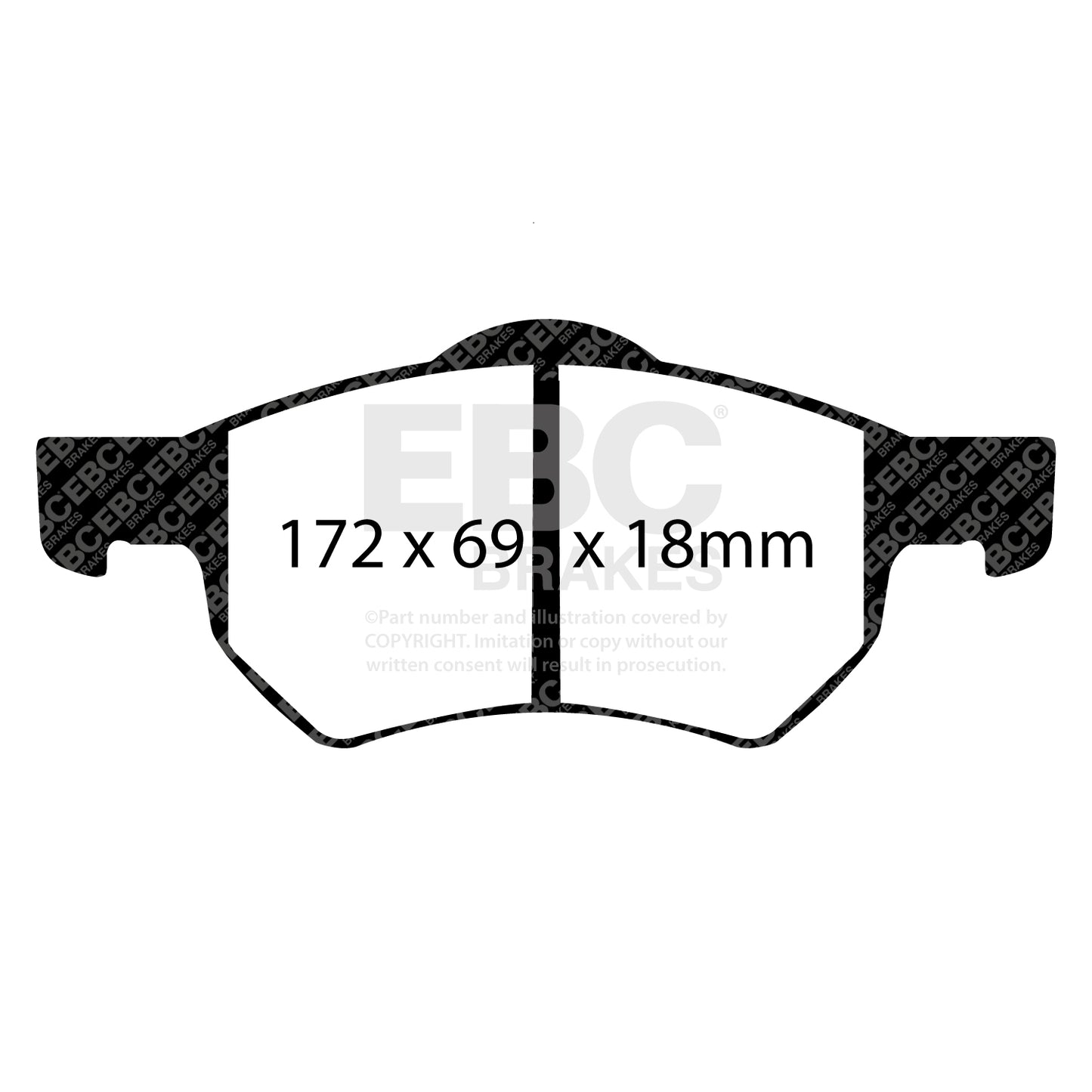 EBC YELLOWSTUFF Front Brake Pad Set Chrysler (USA)