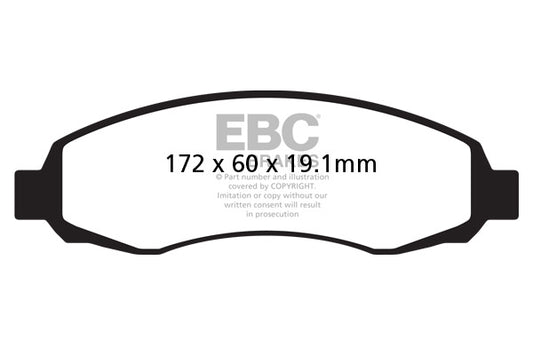 EBC GREENSTUFF Brake Pad Set Dodge