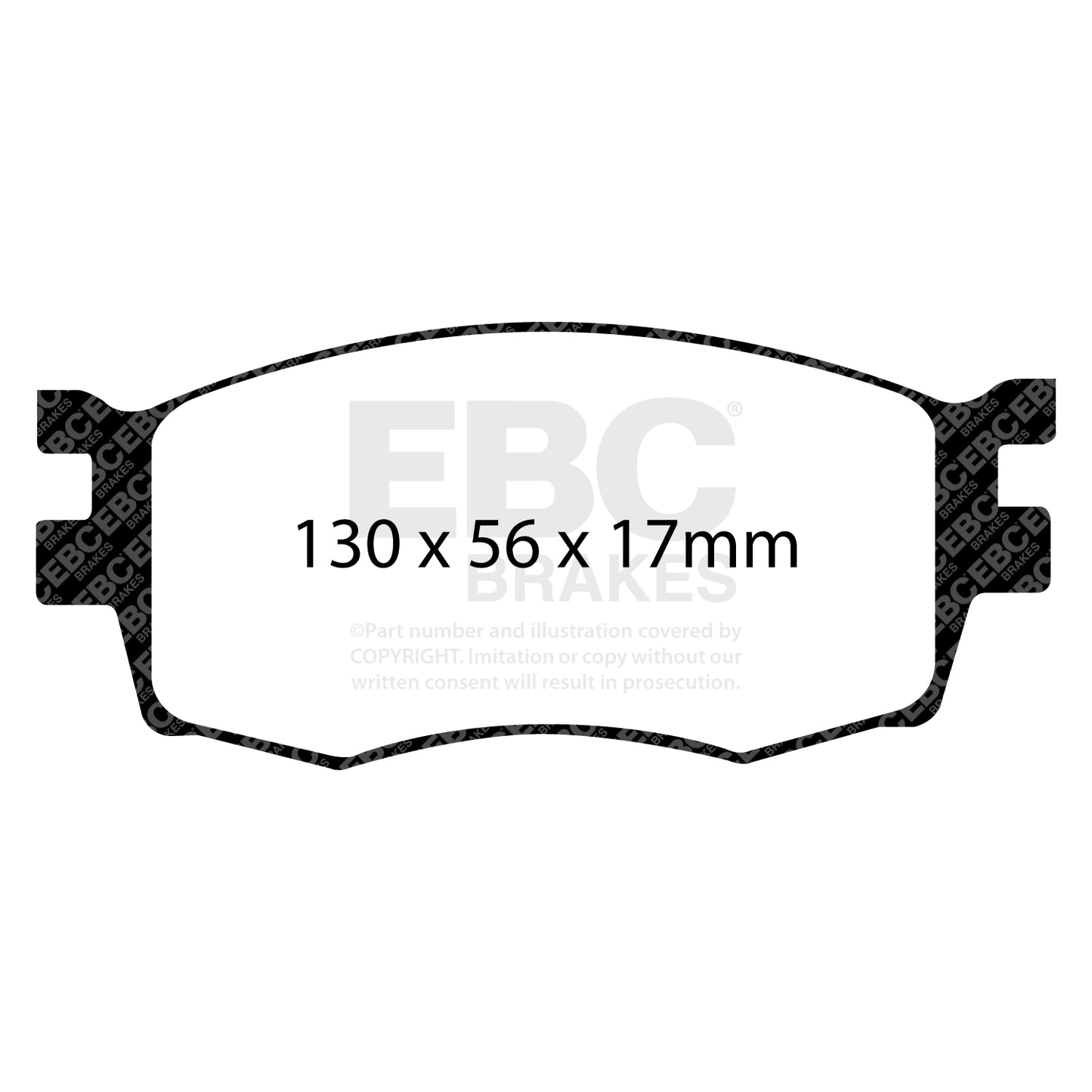 EBC GREENSTUFF Brake Pad Set front Hyundai Kia 581011GA00