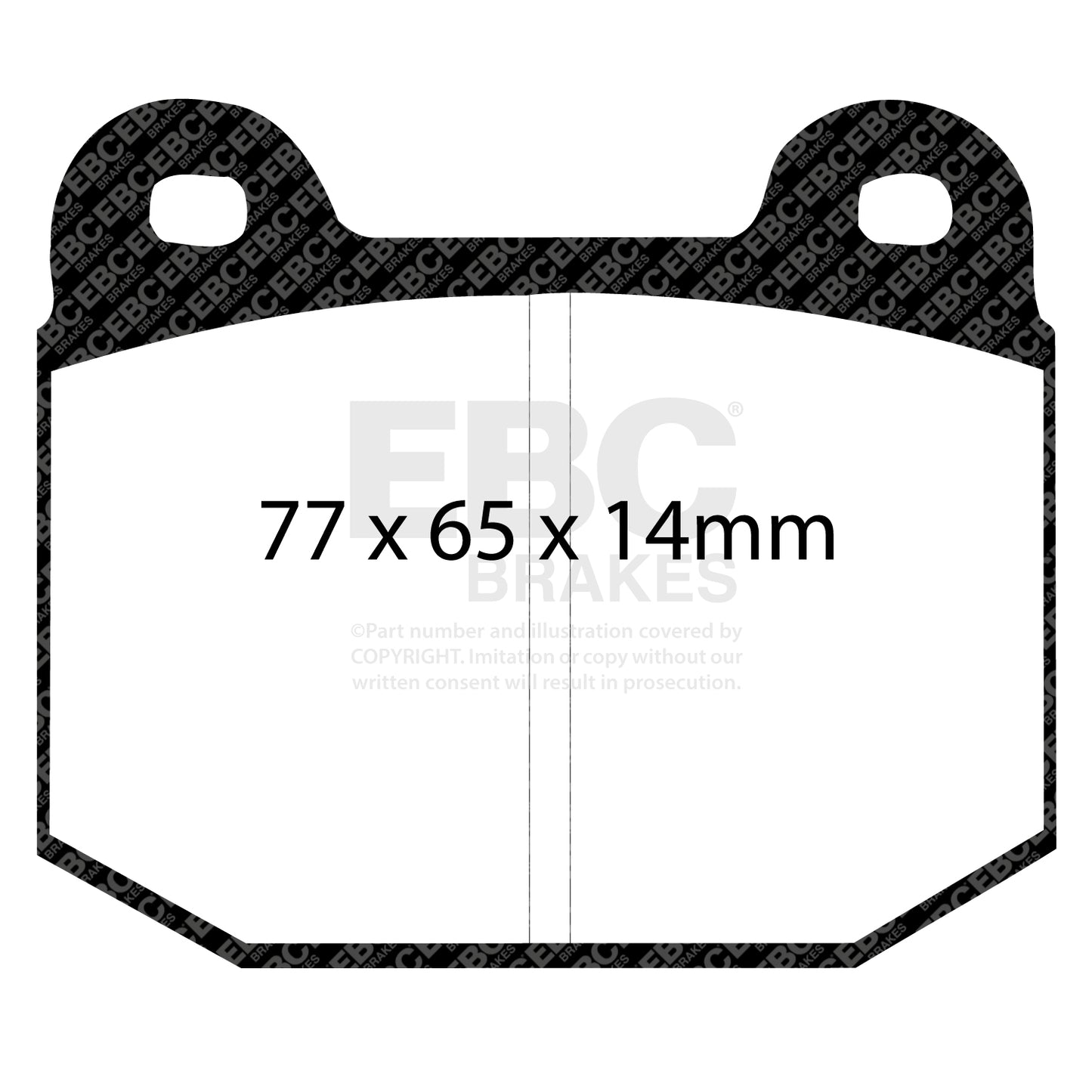 EBC Zestaw klocków hamulcowych ULTIMAX2 Caterham Lotus Morgan Opel