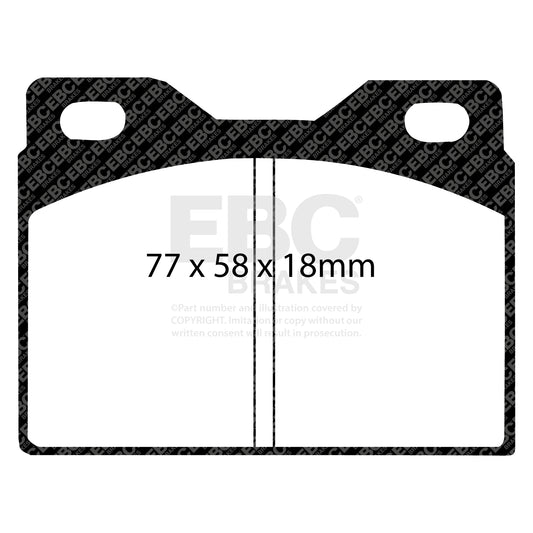 EBC ULTIMAX2 Front Brake Pad Set Audi Peugeot Porsche