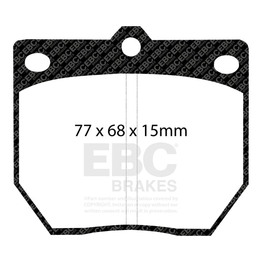 EBC ULTIMAX2 Brake Pad Set front Datsun Nissan Commercial