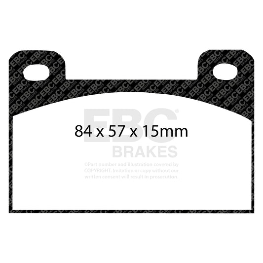 EBC ULTIMAX2 Brake Pad Set Skoda Tatra Wartburg 114430281