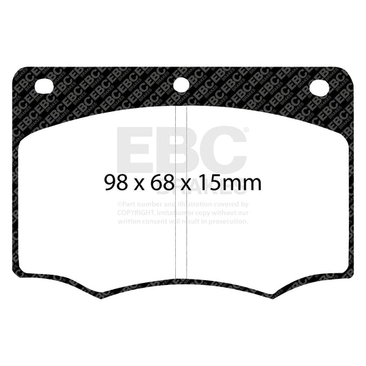 EBC GREENSTUFF Front Brake Pad Set Ford Ginetta Marcos TVR