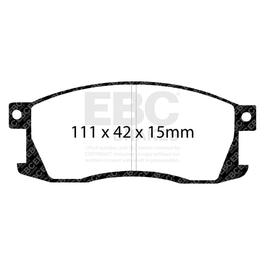 EBC Zestaw klocków hamulcowych ULTIMAX2 przód Honda 45022693601