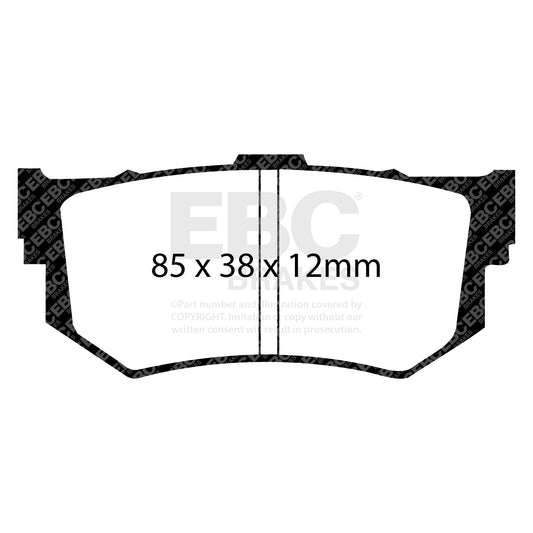 EBC ULTIMAX2 Rear Brake Pad Set Suzuki 43022SA5950 5580064810