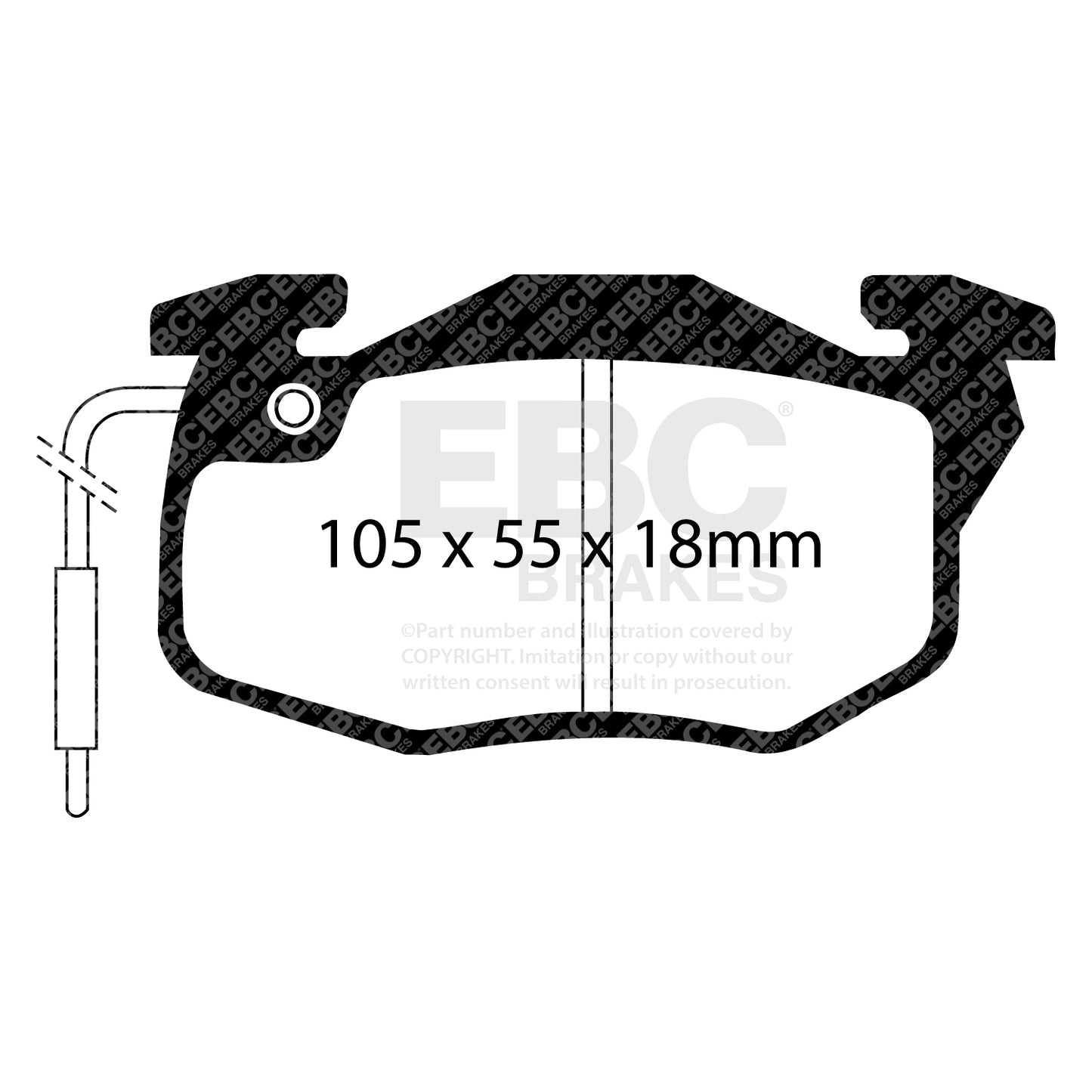 EBC BLUESTUFF NDX Brake Pad Set front Citroen Peugeot Renault