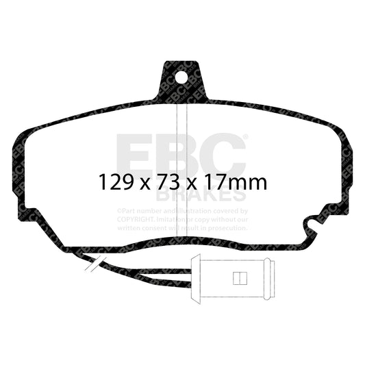 EBC GREENSTUFF Front Brake Pad Set Honda Rover 45022SG9V00
