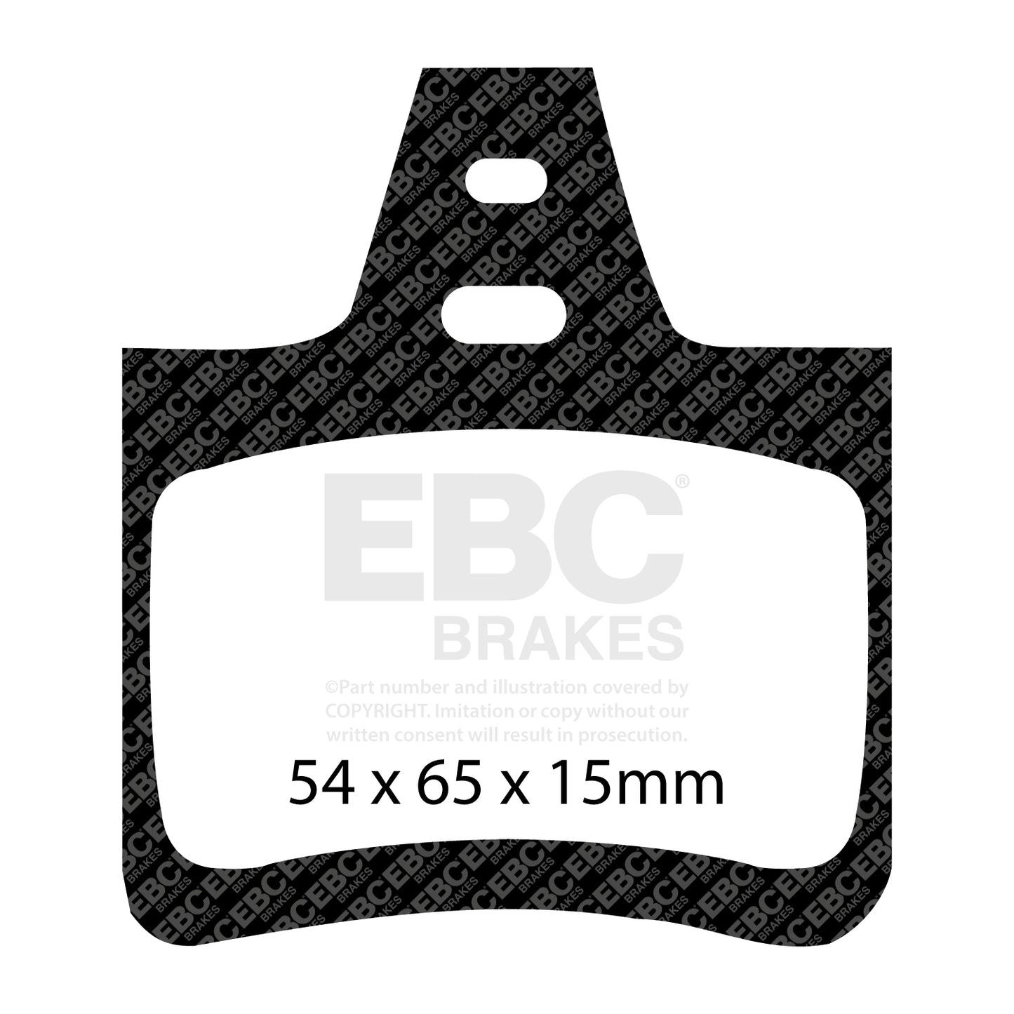 EBC Zestaw klocków hamulcowych ULTIMAX2 tył Citroen