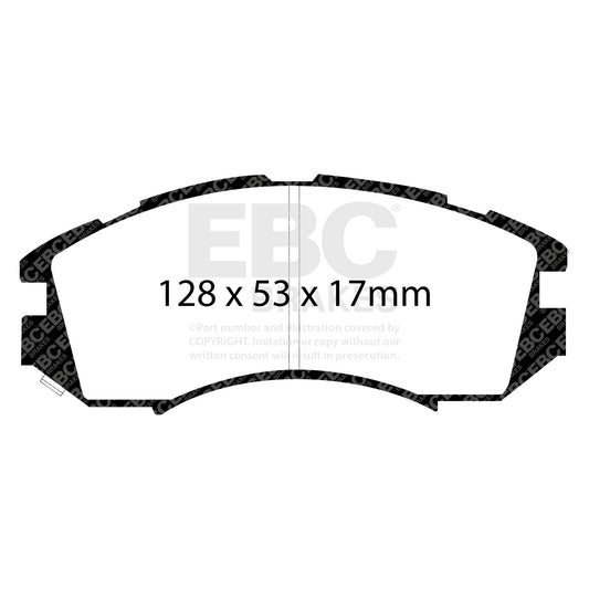 EBC Zestaw klocków hamulcowych ULTIMAX2 przód Subaru 26296AA000 26296FA001