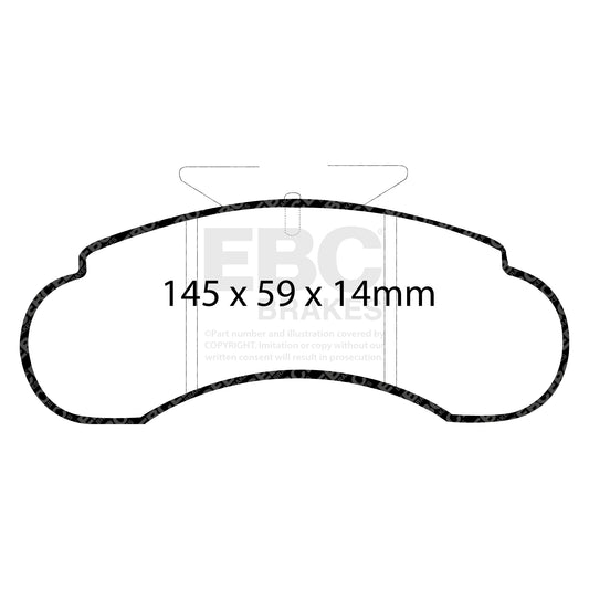 EBC ULTIMAX2 Front Brake Pad Set Mercedes-Benz Commercial