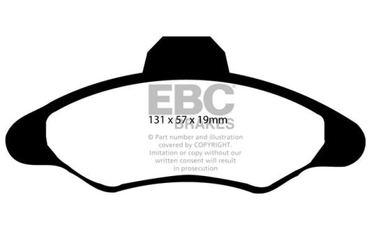 EBC YELLOWSTUFF Brake Pad Set 4G0423812A 6962492 3273.0R