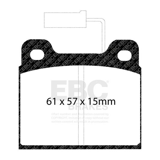 EBC ULTIMAX2 Front Brake Pad Set Alfa Romeo 0060778470