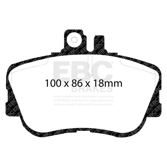 EBC ULTIMAX2 Front Brake Pad Set Mercedes-Benz 0024202120