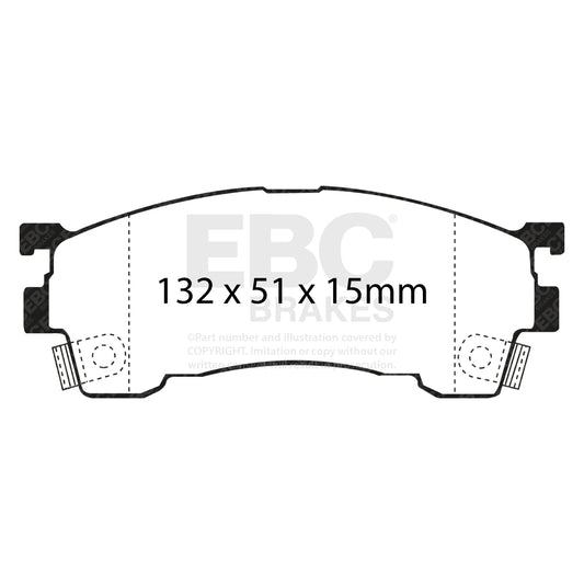 EBC YELLOWSTUFF Front Brake Pad Set
