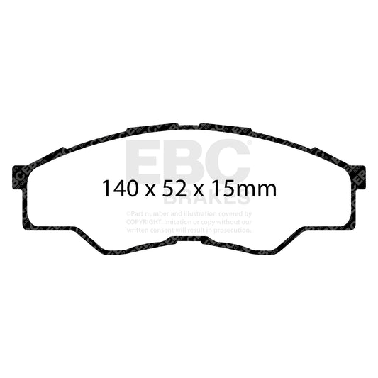 EBC ULTIMAX2 Front Brake Pads Set