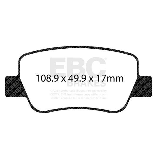 EBC ULTIMAX2 Rear Brake Pad Set Toyota 0446605040