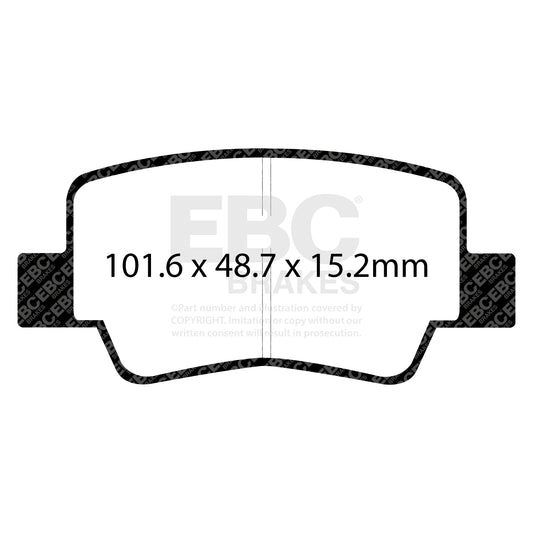 EBC ULTIMAX2 Rear Brake Pad Set Toyota 044660F010
