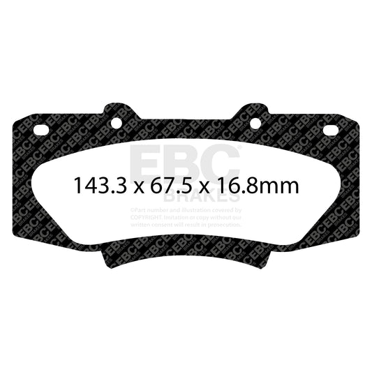 EBC ULTIMAX2 Brake Pad Set front Toyota Commercial 04465-0K240