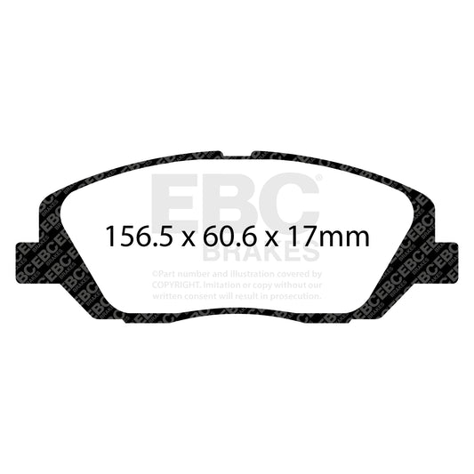 EBC ULTIMAX2 Front Brake Pad Set SsangYong 48130-341A0