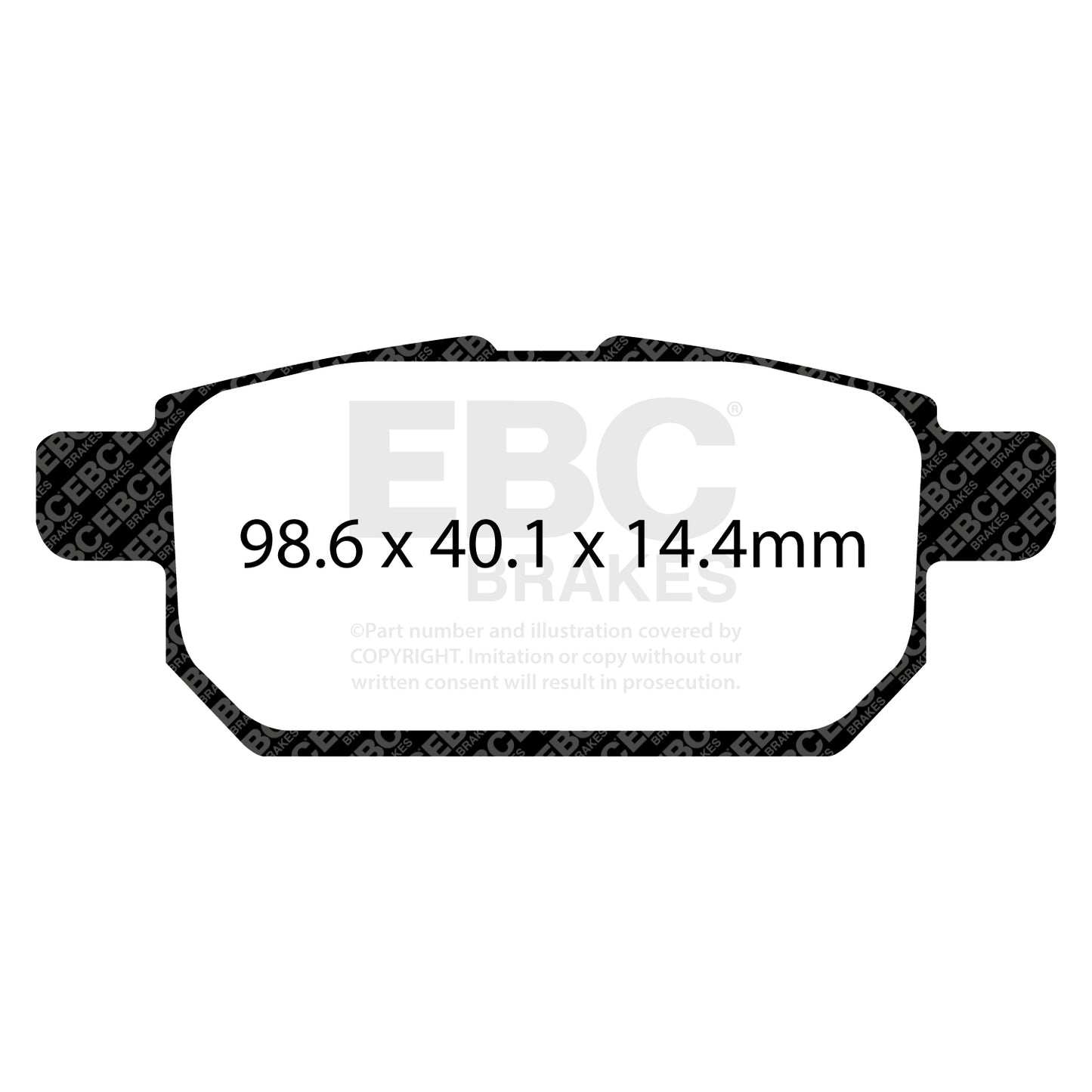 EBC YELLOWSTUFF Rear Brake Pad Kit Suzuki