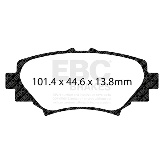 EBC GREENSTUFF Rear Brake Pads Mazda B4Y0-26-48ZA