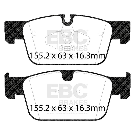 EBC ULTIMAX2 Front Brake Pad Set Levc Volvo 1554750 1731147