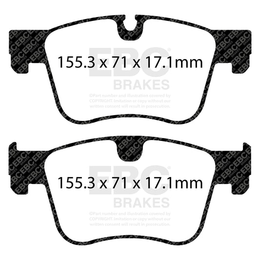 EBC ULTIMAX2 Front Brake Pad Set Citroen Commercial DS Opel