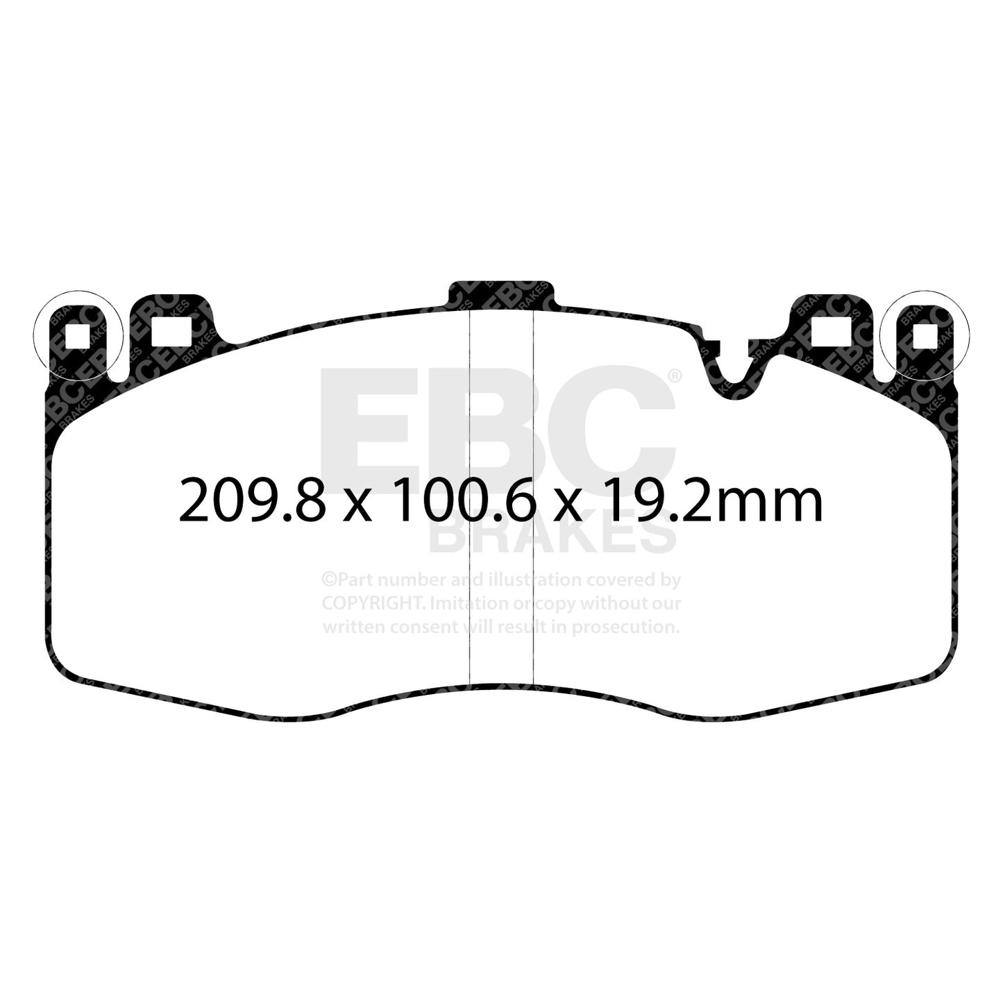 EBC YELLOWSTUFF Front Brake Pads Set BMW 34117852969 3417852969