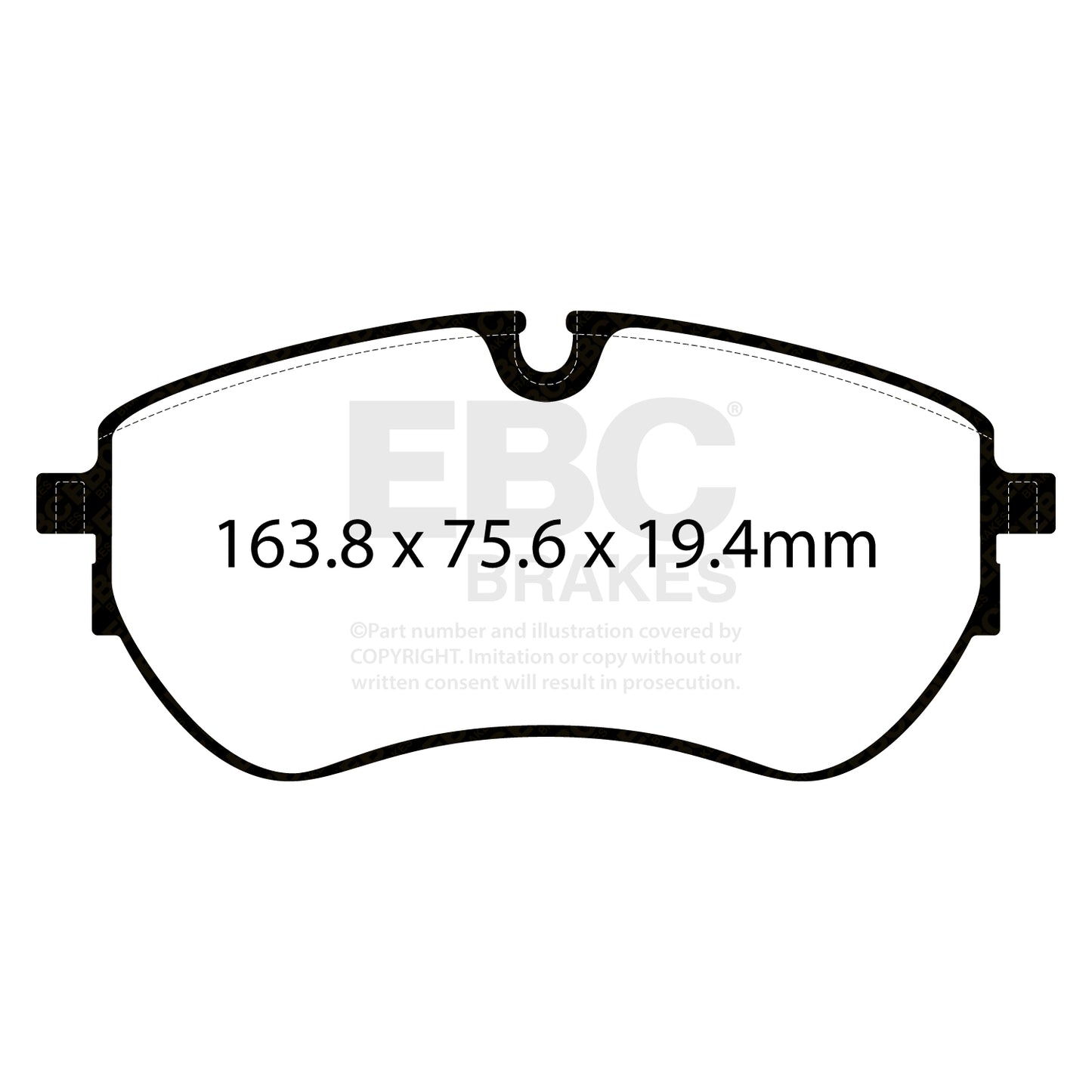 EBC GREENSTUFF Front Brake Pad Set Volkswagen Commercial