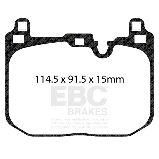EBC ULTIMAX2 Front Brake Pad Set BMW 2284969 2464195