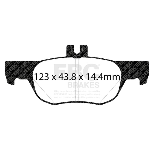 EBC ULTIMAX2 Rear Brake Pad Set Mazda
